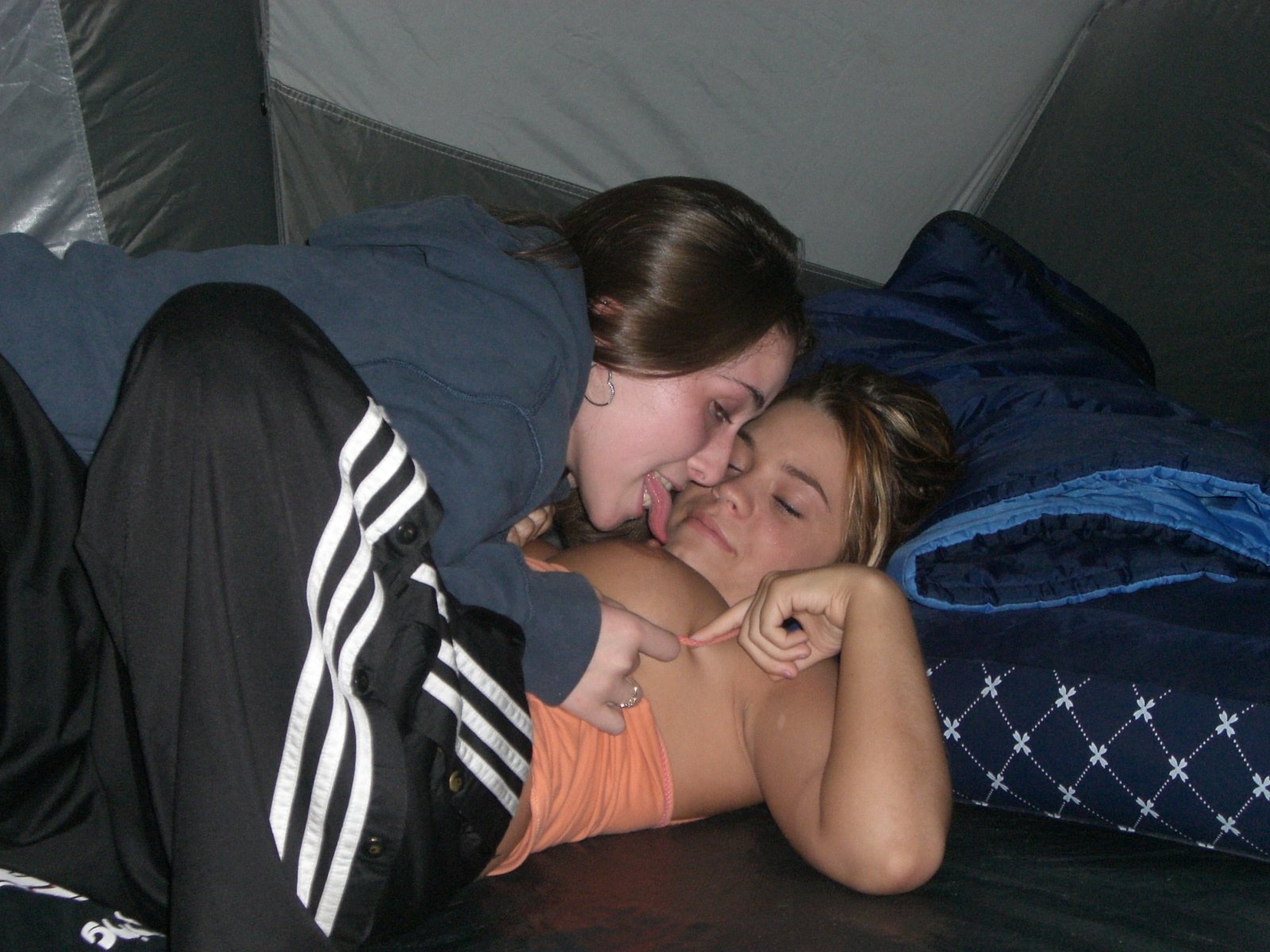 Lesbians go camping