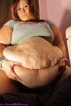 Giant belly bbw