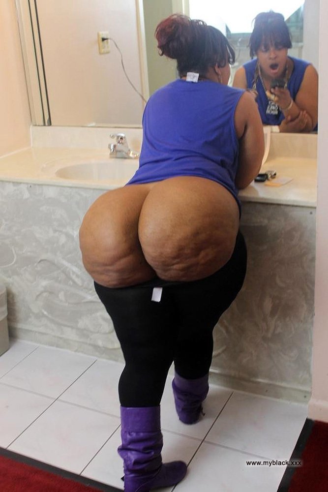 Ebony enormous ass